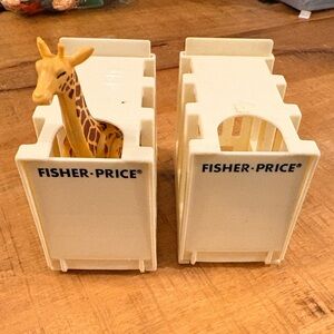 Fisher-Price Adventure People #304 Wild Animal Safari set with giraffe